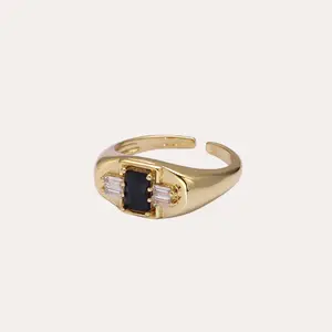 Monica | 14K Gold filled Onyx Ring