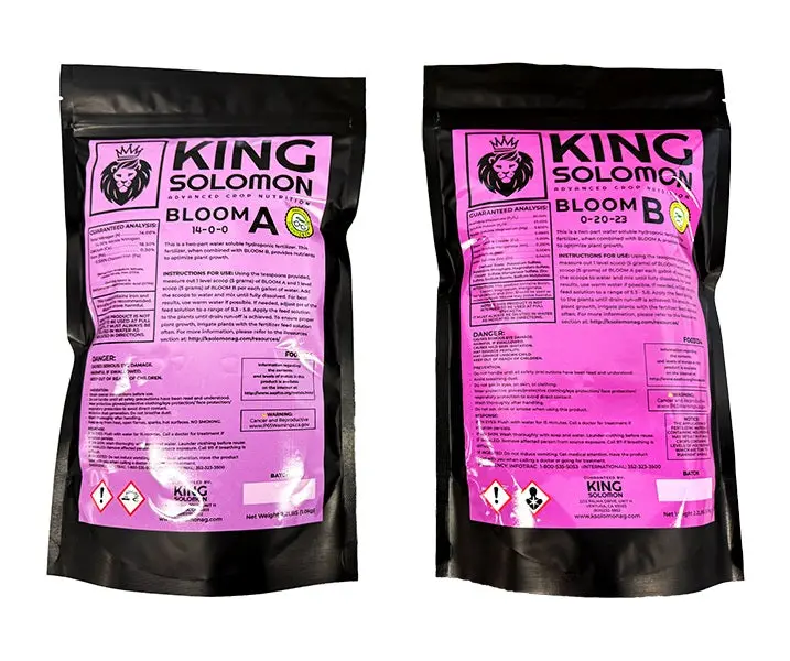Bloom Kit for Autoflower and Photoperiod Plants - Powered by King Solomon Nutrients