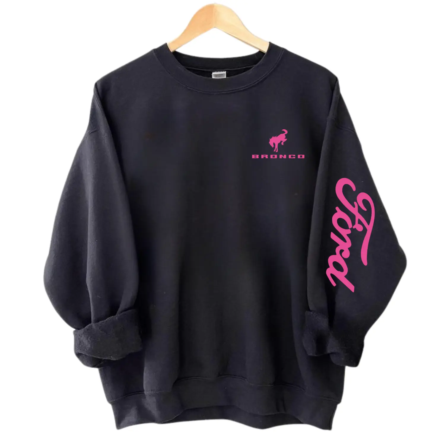 Vintage Ford Bronco American Truck Sweatshirt for Men Women, Classic Truck Lover Crewneck, Retro Automotive Graphic Pullover