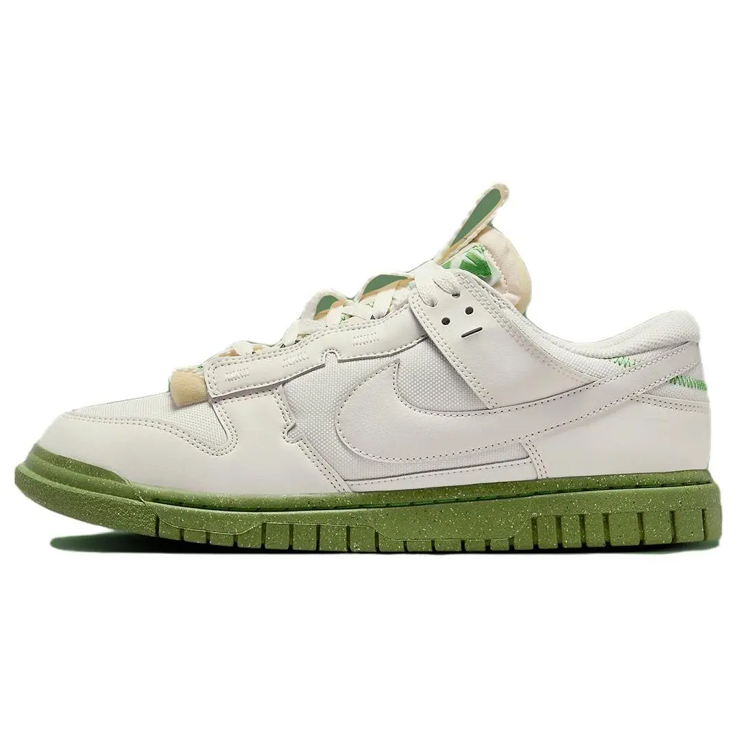 Nike Air Dunk Jumbo Phantom Chlorophyll Versatile Comfort Low Top Skate Shoes Men's FJ4192-001