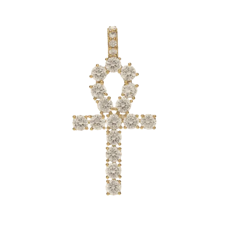 GLD Ankh Cross Pendant Necklace  - Perfect Gift- (Chain Not Included) #tiktokshopsummersale