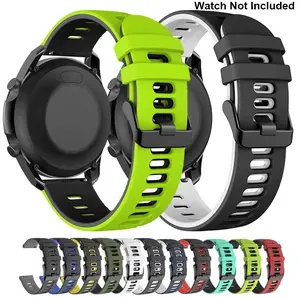 Silicone Watch Band (Band Only), Replacement Watch Band, Smart Watch Straps for Samsung Galaxy Watch 6/5/5 Pro/4/Classic/Active 2/Gear S3, Smart Watch Accessories, Wearable