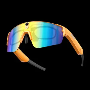 Smart Sports Sunglasses with HD Camera, 1200p Video Recording, Voice Control, Multifunctional Smart Glasses, Ideal for Cycling, Golf, Running, Driving, Unisex, Smart Eyewear