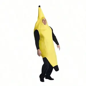 Adult Tropical Fruit Festival Costume, Cosplay Costume, Banana for Stage Performance, Halloween Party Dress-Up, Unique Clothing for Adults