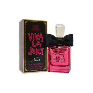 Juicy Couture Viva La Juicy Noir Women's EDP Spray, 3.4 fl oz Casual Wear Fragrance with Berry Blend, Mandarin Jasmine, and Amber Vanilla Notes