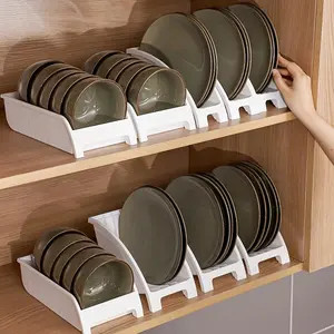 1pc Space-Saving Kitchen Dish Rack - Organize Your Dishes and Plates with Ease