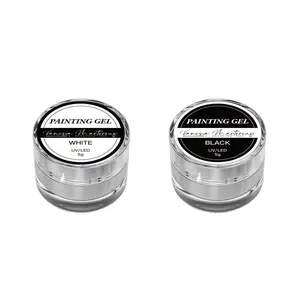 Painting Gel 5g – Black & White Craft Paint Gel