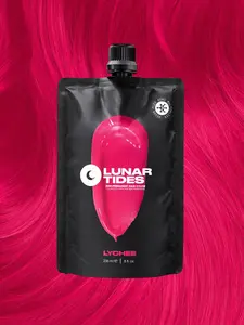 Lunar Tides Hot Pink Hair Color Semi-permanent Hair Dye - Lychee