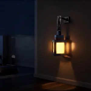 DIY Pixel Lantern Night Light 16-Color RGB Color-Changing USB-C Rechargeable Remote Control Four Modes Gamer Bedroom Decor Unique Birthday Gift Halloween Party Supplies