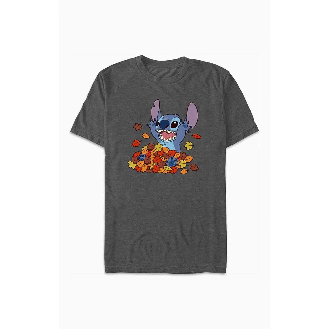 PacSun Women's Lilo and Stitch Fall Leaf T-Shirt