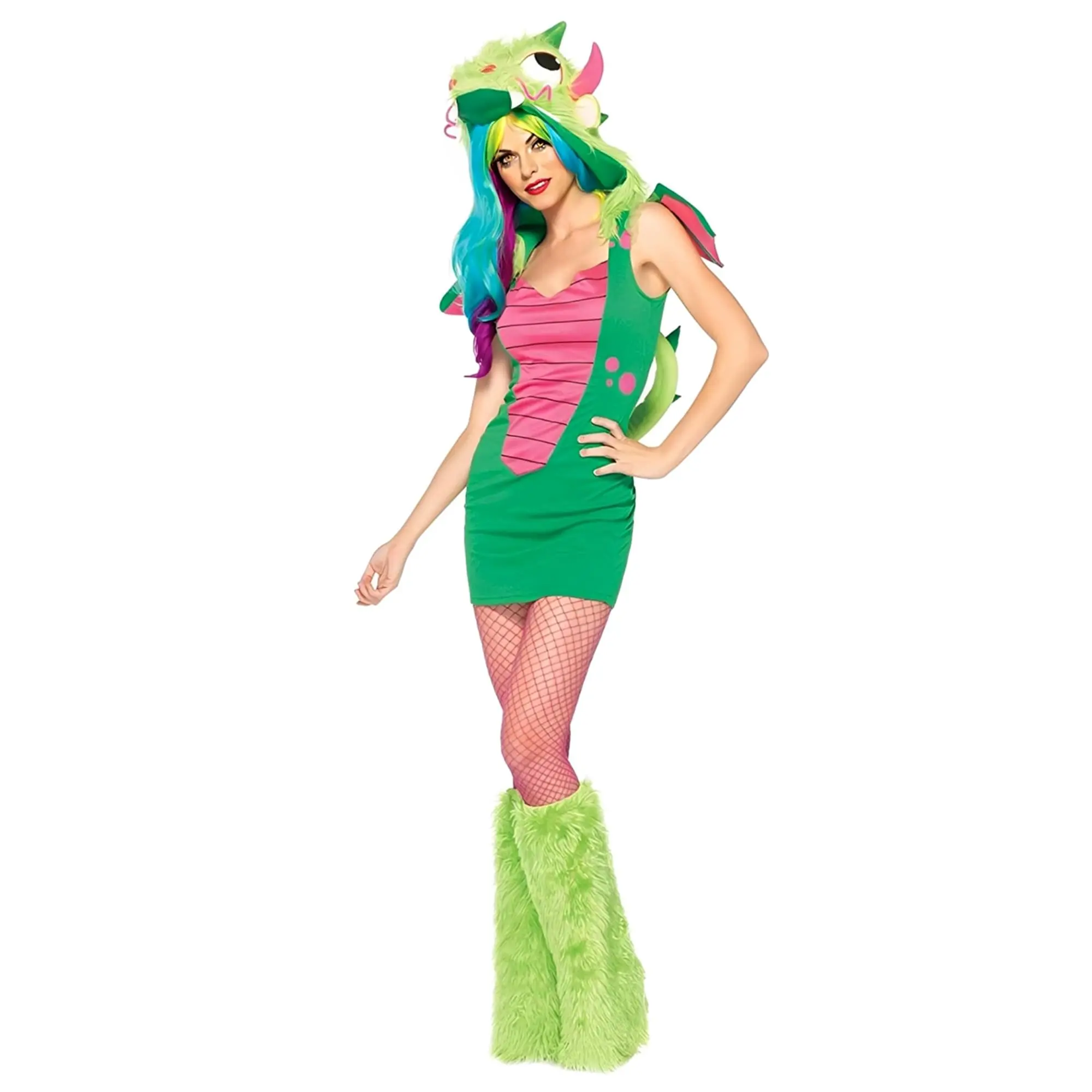 Magic Dragon Adult Women's Costume, Clothes, Dress