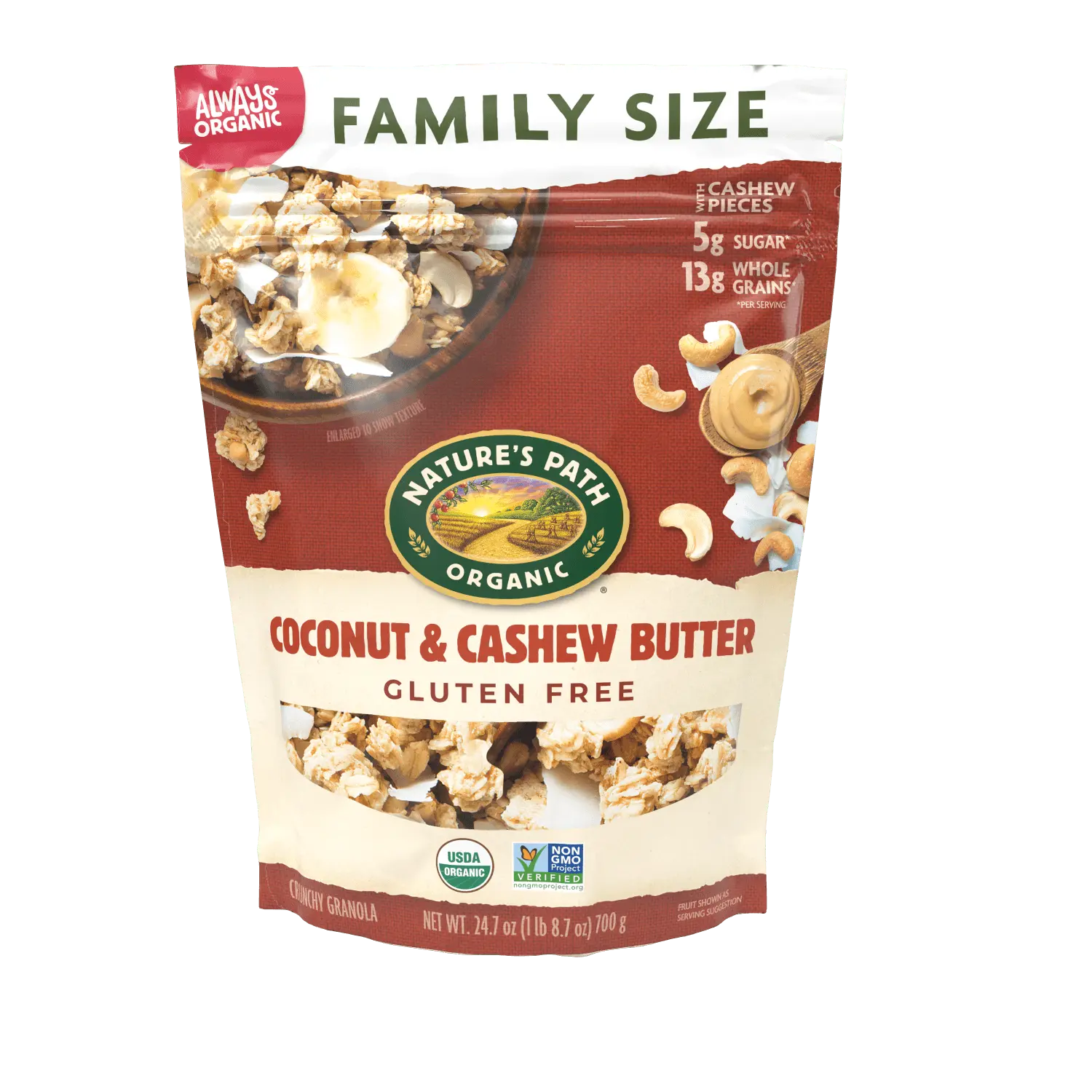 Nature's Path Organic Coconut & Cashew Butter Gluten Free Granola