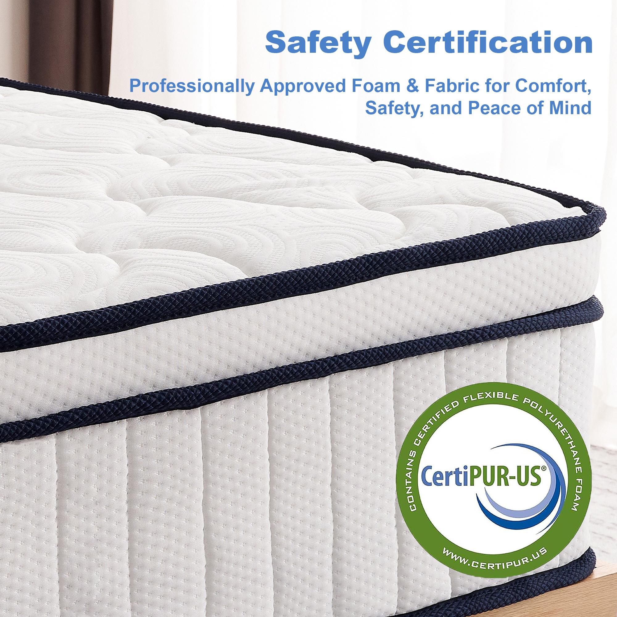 Queen Bed Frame with 10" Mattress, Storage Drawers, LED Lights & Charging Station, Modern Platform Bed – Cama Queen con colchón 10", luces LED y almacenamiento