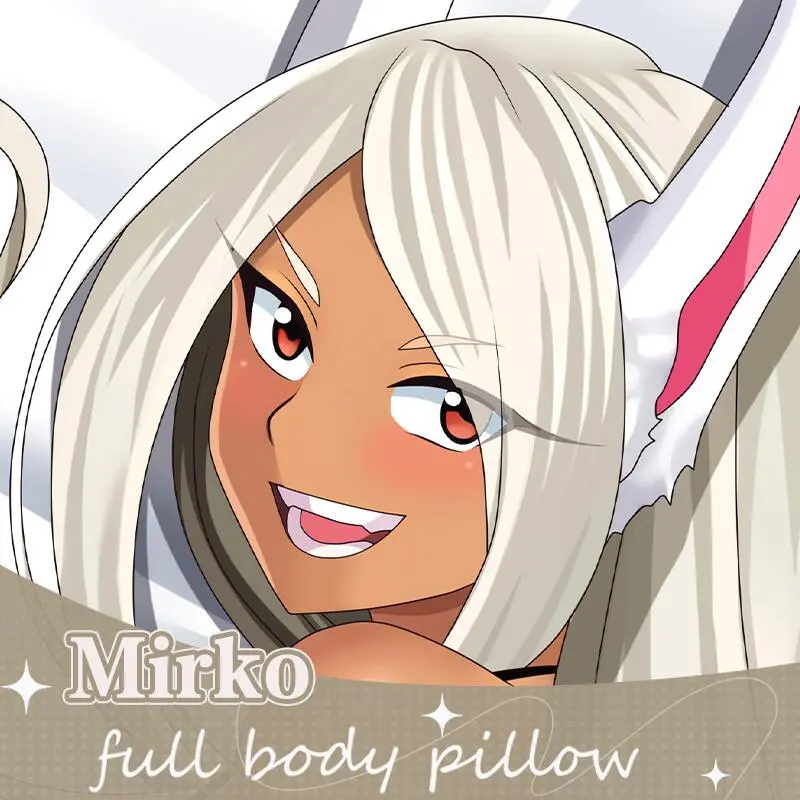 Anime Dakimakura Japanese Otaku Waifu Life Size Doublesided Print Hugging Body Pillov Cover My Hero Academia Mizko