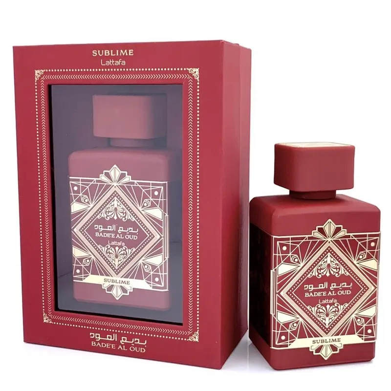 Lattafa | Bade'e Al Oud | Sublime | Unisex Fragrance | 100 ML - 3.4 OZ | Eau De Parfum | Apple - Litchi & Rose