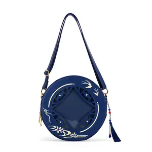 Kabaqoo Original Ashes of the Kingdom Fu Rong Ita Bag Wealth and Prosperity Leather Handbag with Display Panel | Crossbody/Shoulder Commuter Bag for University Work Daily Use summerwins
