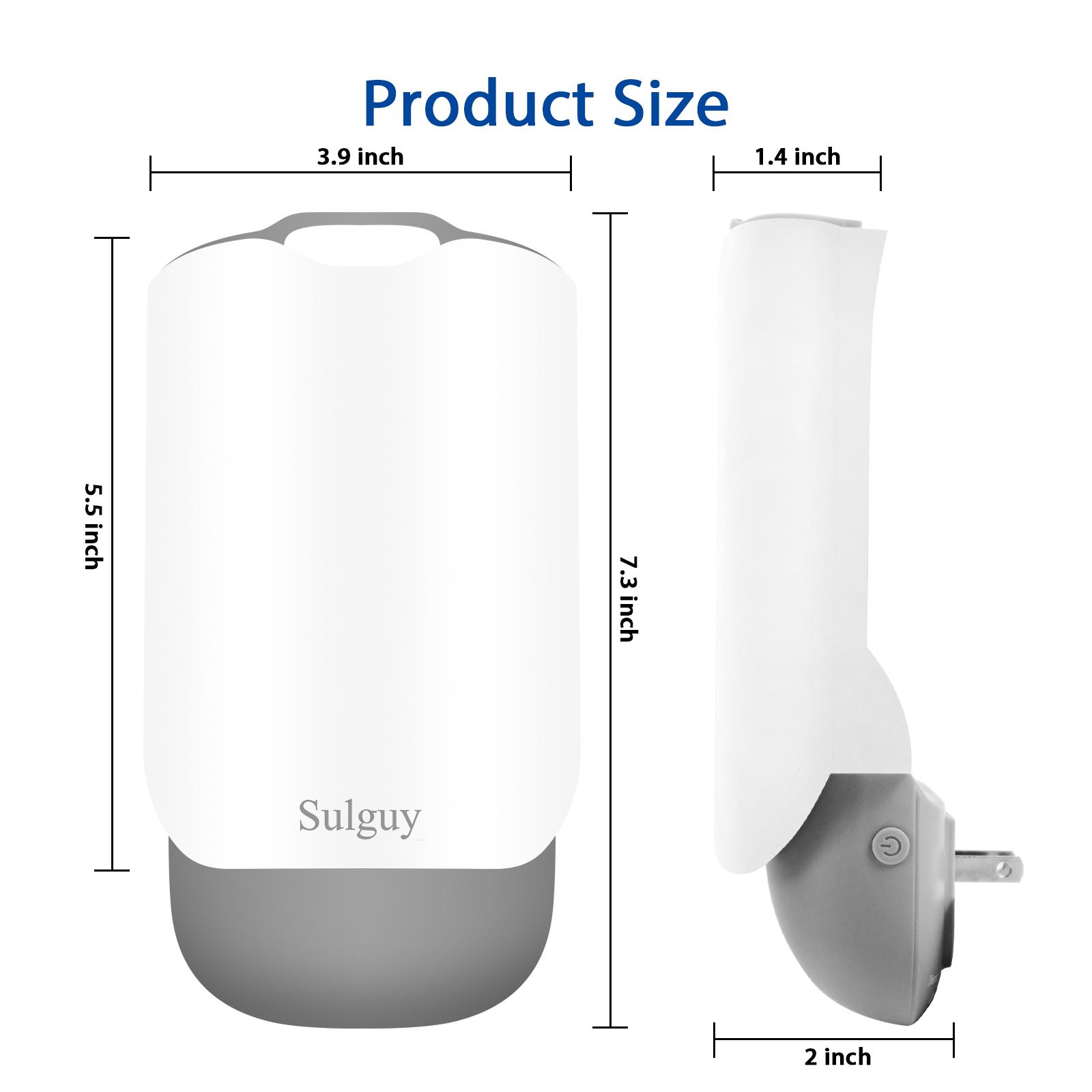 Sulguy Silent Flying Insect Trap & 2 Refill Cartridges – Plug in Gnat Killer & Indoor Bug Catcher for Fruit Flies, Gnats, Moths – Blue-Violet Light + Sticky Board, No Zap No Pop, Pet & Kid Safe