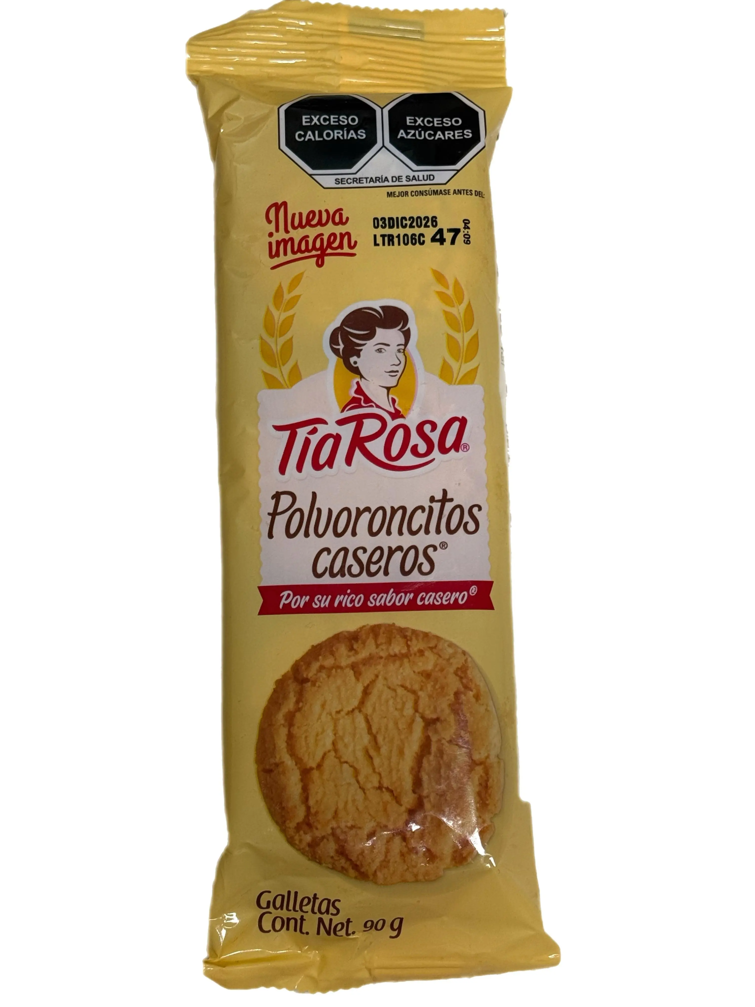 Tía Rosa Polvoroncitos Caseros – Homestyle Shortbread Cookies – 90 g (3.17 oz)