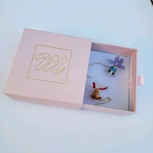 Fish Charm 18K Gold Plated Chain Thread Earrings