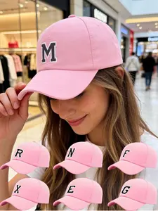 Trendy Bestseller 26-Letter New Sun Hat, Unisex Couples Letter Print Baseball Cap, Stylish Streetwear Hat, Fitted Baseball Cap, Matching Couples Hats