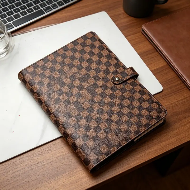 Daily Planner with Hourly Schedule, Productivity Planner, Leather Daily Plan Book, Organize Your Day Efficiently, Perfect for Professionals and Students, Academic Planner