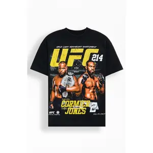 UFC Men's Cormier Vs. Jones 2 Oversized T-Shirt - Multicolor