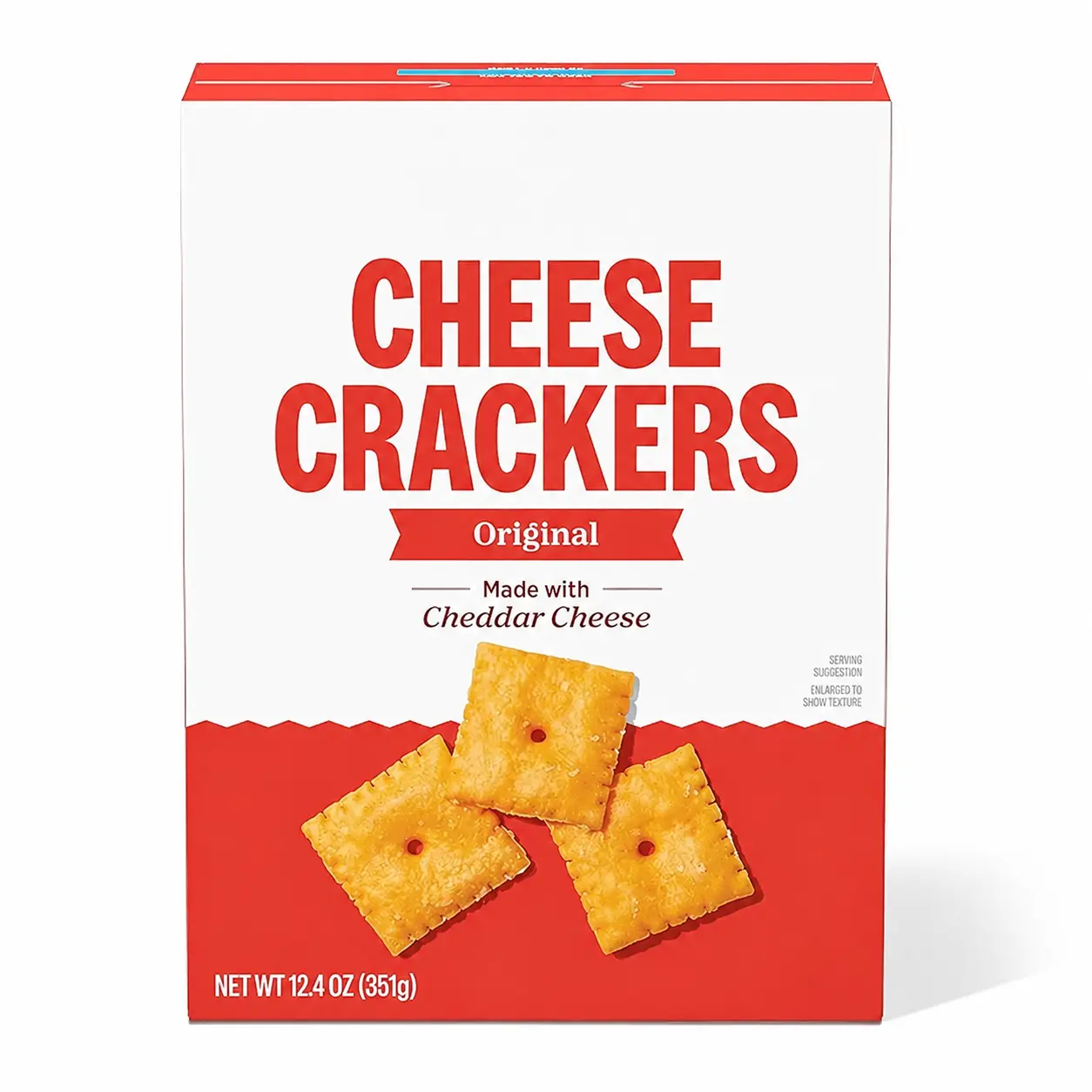 Original Baked Cheese Cream Crackers, Crunchy Bite-Sized Snack (12.4 oz)