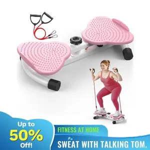 300 lbs Anti Slip Noiseless Waist Twister Home Gym Waist Sculptor Core Trainer Twist Board for Daily Workout