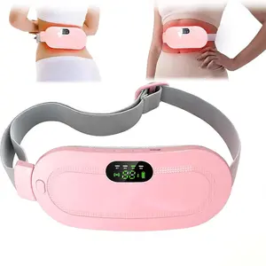 Portable Wireless Multifunctional Heating Pad, Menstrual Belly Warming Belt, Electric Massage Waist Belt, Warm Compress, 3 Modes Temperature & 4 Modes Vibration, Women's Personal Care Appliances for Home & Travel, Cordless Heating Pad, Period Heating Pad