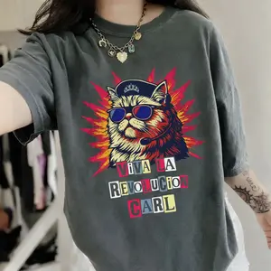 Vintage 90s Viva La Revolucion Carl Shirt, Dungeon Crawler Carl Graphic T-Shirt, Princess Donut Mongo Tee, Book Lover Gift