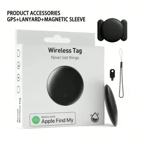 Global Vehicle GPS Tracker Compatible with Find My iOS APP, Car Tracking Device for Cars, Wallets, Pets, Luggage, Anti-Lost Locator, Smart Tracking Tag