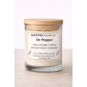Dr Pepper Candle