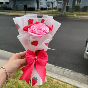 3 roses Strawberry theme