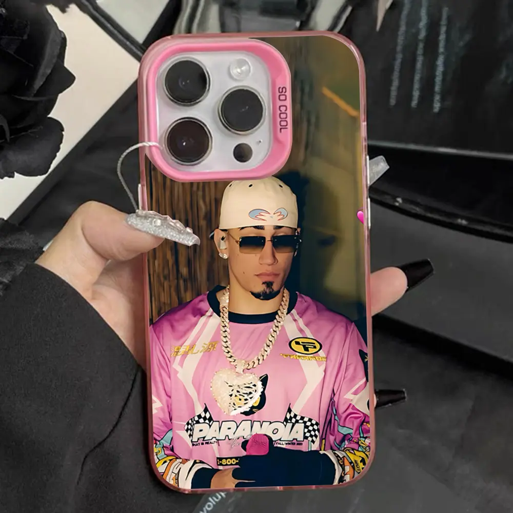 Omar Courtz Singer Pink Matte Hard Bumper Smartphone Case - Camera Guard Protection Accessory for iPhone 17,16,15,14,13,12,11,Pro,Max,Plus,Mini,XS,SE Multi-Models Including iPhone11ProMax
