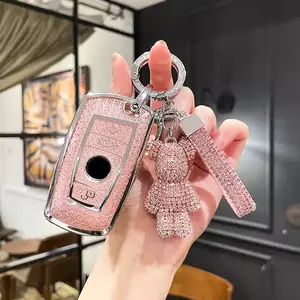 Soopcase for BMW Key fob Cover Soft TPU Key Case With f30 f45 f55 G20 G30 X1 X3 X4 X5 X6 X7 3 5 7 8 M5 M6 GT Series