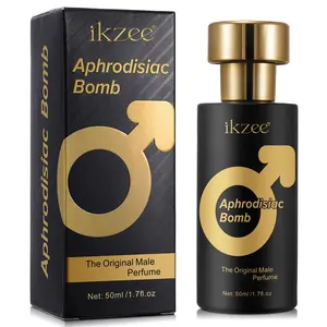 Ikzee Pheromone Men's Perfume (50ML), Original Men's Pheromone Fragrance, Scented Cologne, Ideal for Daily Use, Fresh Scent for Everyday Wear