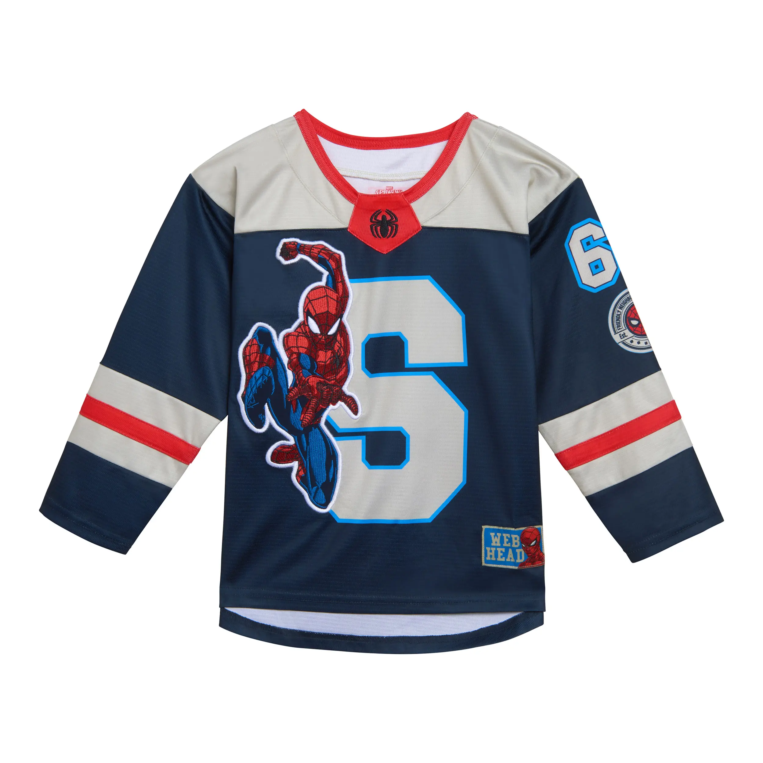 Marvel Spider-Man Matching Family Athletic Hockey Jersey