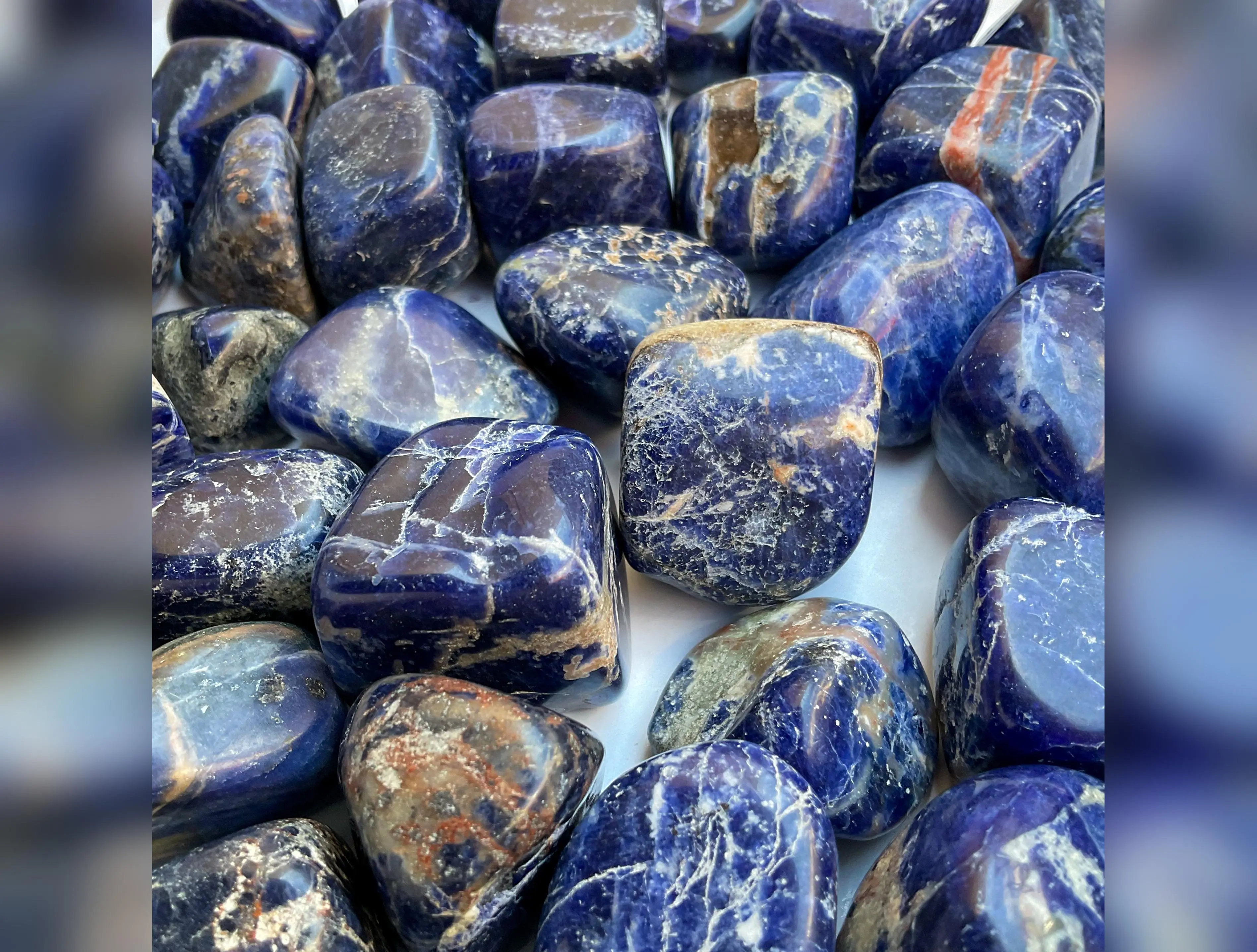 Sodalite Tumbled Stones | Wholesale