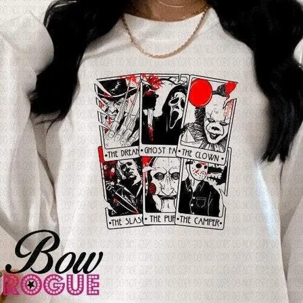 The Dreamer, The Horror Movie Guys, Halloween Tarot Cards Sweatshirt, Spooky Tee, Horror Movie Shirt, Boogeyman, Slasher Movies