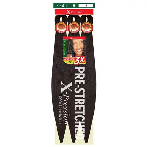 Outre X-Pression Pre-Stretched Braid - ULTRA BRAID 62" 3X