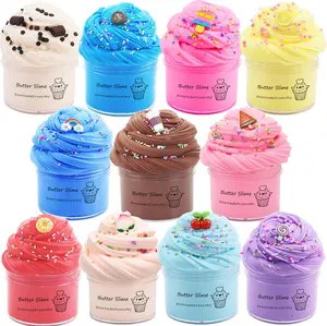 Easter Gift 11-Pack Butter Slime Kit – Fidget Toy, Party Favors & Stocking Stuffers for Kids Small type of Slime