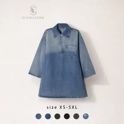 ellen tracy denim dress Women's Belted Fold Dress, Indigo Denim/Face, 4 at Amazon Women's Clothing store Size:5 - 6 Y An easy For Ads - Catalog - 1 Women's Cloth & Stone