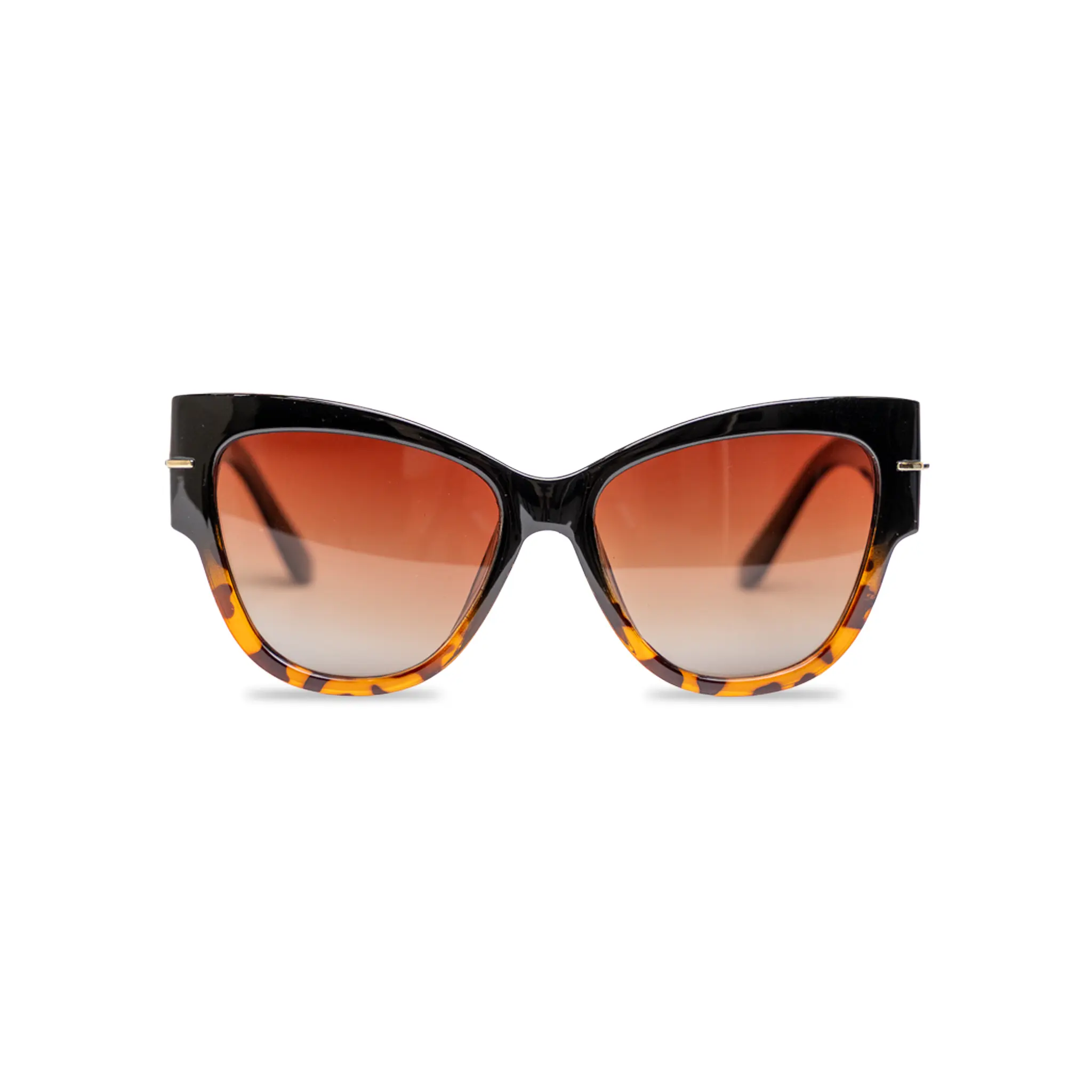 ZURRICI Designer Fashion Women's Sunglasses - Premium Luxury Stylish Shades with two-tone Leopard Shell Frame and Gradient Lenses