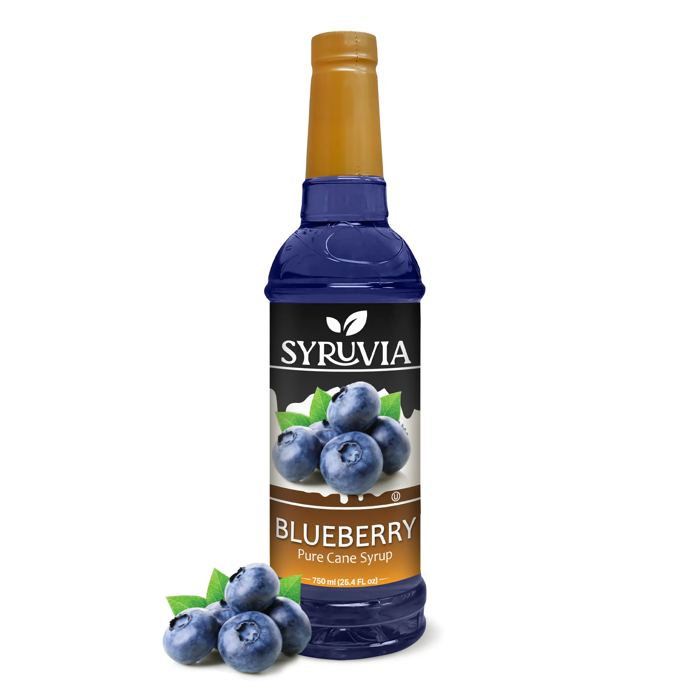 Syruvia Blueberry Syrup For Drinks 25.4 Ounces Blueberry Flavoring Syrup