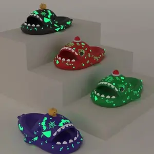 Shark Slippers Halloween Christmas Print