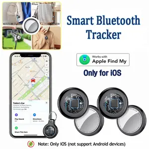 [DealsForYouDays]SummerWins Tukio Tx02 GPS Tracker (iOS Only) Lucid Tag for Cars & Pets - Mini Clear Design, Weatherproof Case, Anti-Lost Device, Works with Apple Find My (iOS Only), No Monthly Fees, IP67 Waterproof, Replaceable Battery Remote