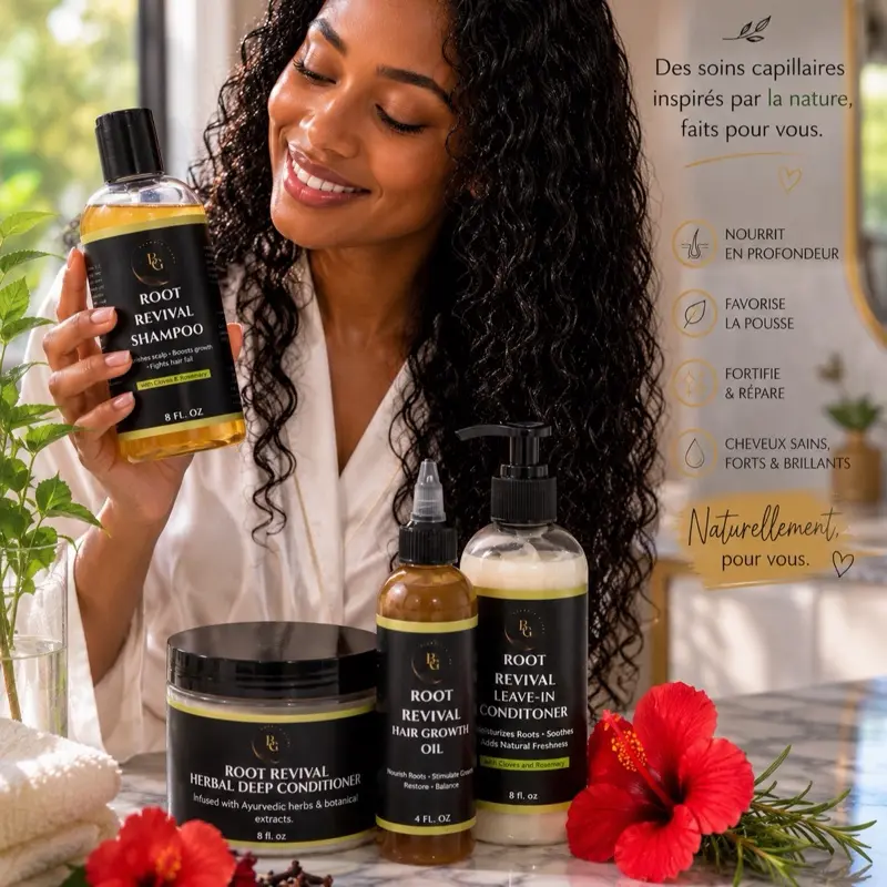 Root Revival Haircare Set, Restore & Repair Nourishing Hair Cleanser Kit for Hair Care Needs