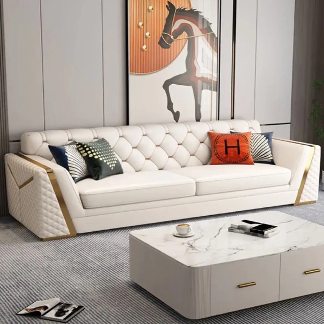 Modern Luxury Leather Sofa Modern Luxury Leather Sofa