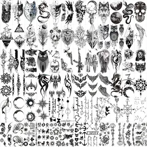 72 Sheets Tiny Temporary Tattoos Stickers, Fake Body Art Tattoos For Men And Wom