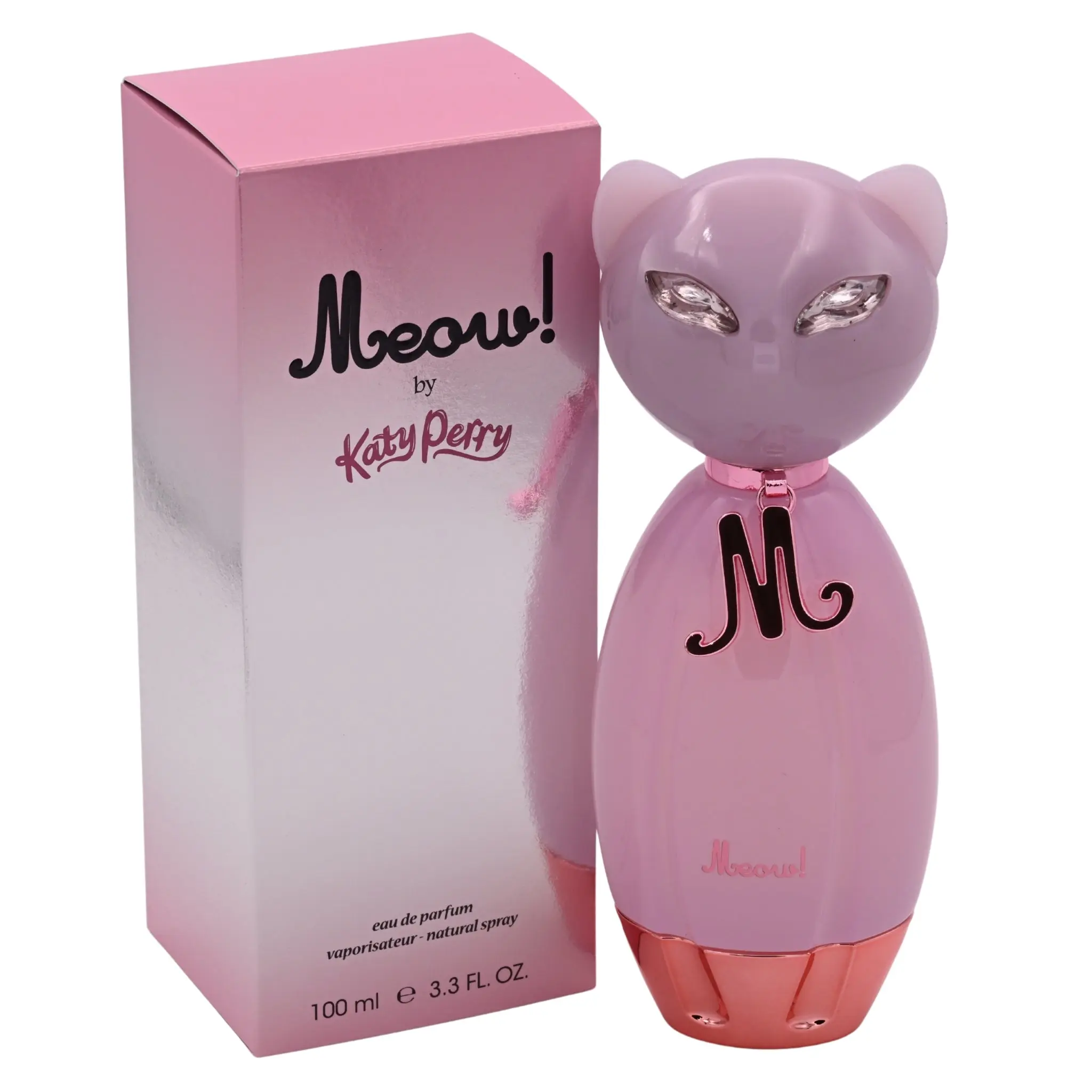 Katy Perry MEOW EDP Spray Women's Fragrance (3.4 fl oz Atomizer Bottle) - Fruity Floral-Woody, Gardenia, Jasmine Notes, Amber Vanilla, New in Box, Fragrances, Jasmine-Themed, Fruit-Scented, Amber, Perfumed, Jasmine-Themed Women's Fragrance